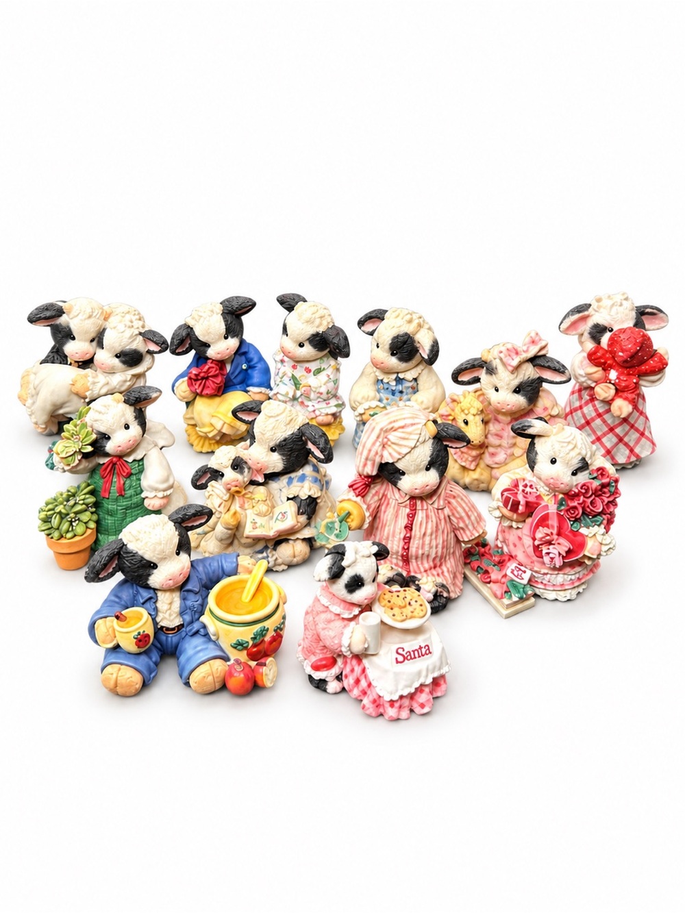 Mary’s Moo Moo’s Vintage Cow Resin Figurines